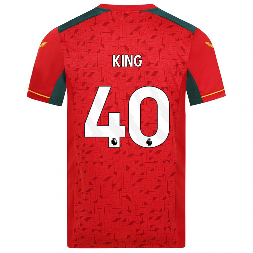 Kandiny Niño Camiseta Tom King #40 Rojo 2ª Equipación 2023/24 La Camisa Chile