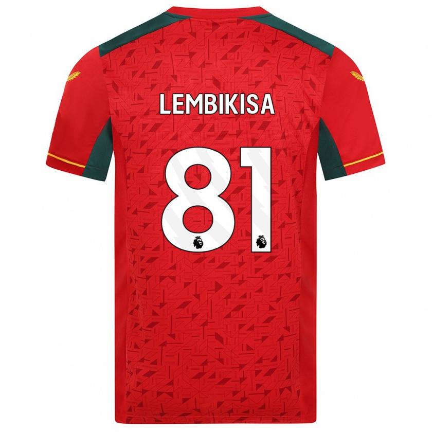 Kandiny Niño Camiseta Dexter Lembikisa #81 Rojo 2ª Equipación 2023/24 La Camisa Chile