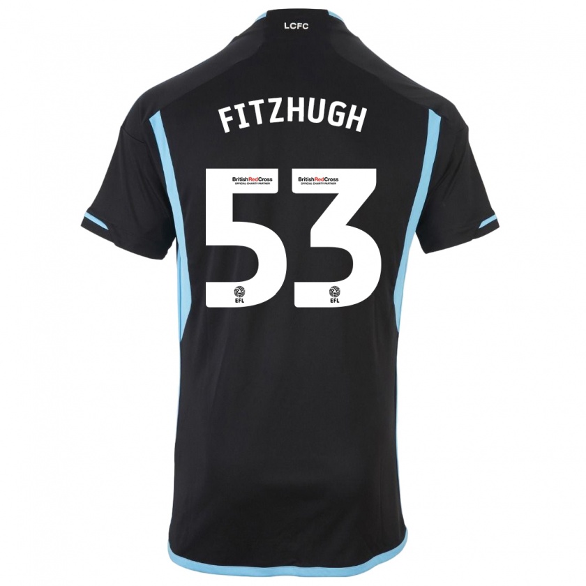 Kandiny Niño Camiseta Ethan Fitzhugh #53 Negro 2ª Equipación 2023/24 La Camisa Chile