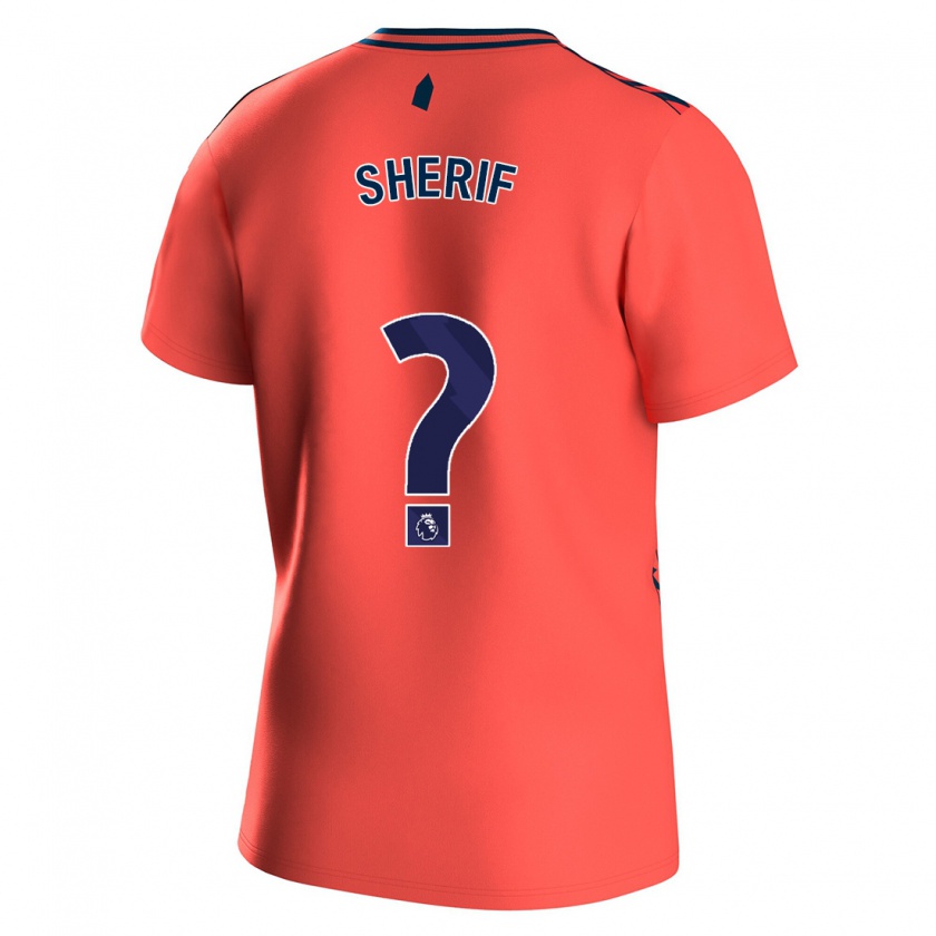 Kandiny Niño Camiseta Martin Sherif #0 Coralino 2ª Equipación 2023/24 La Camisa Chile