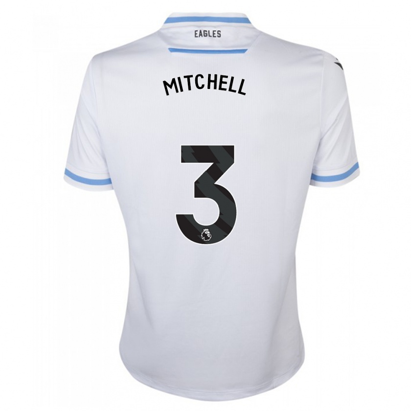 Kandiny Niño Camiseta Tyrick Mitchell #3 Blanco 2ª Equipación 2023/24 La Camisa Chile