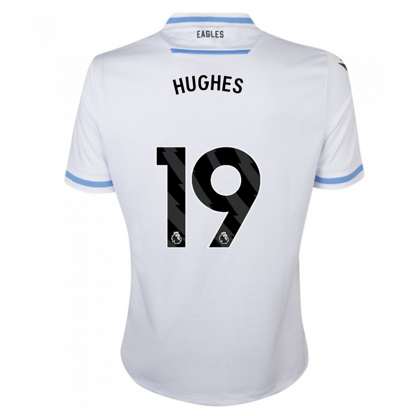 Kandiny Niño Camiseta Will Hughes #19 Blanco 2ª Equipación 2023/24 La Camisa Chile