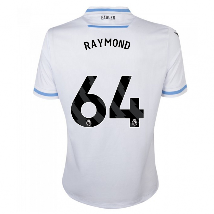 Kandiny Niño Camiseta Jadan Raymond #64 Blanco 2ª Equipación 2023/24 La Camisa Chile