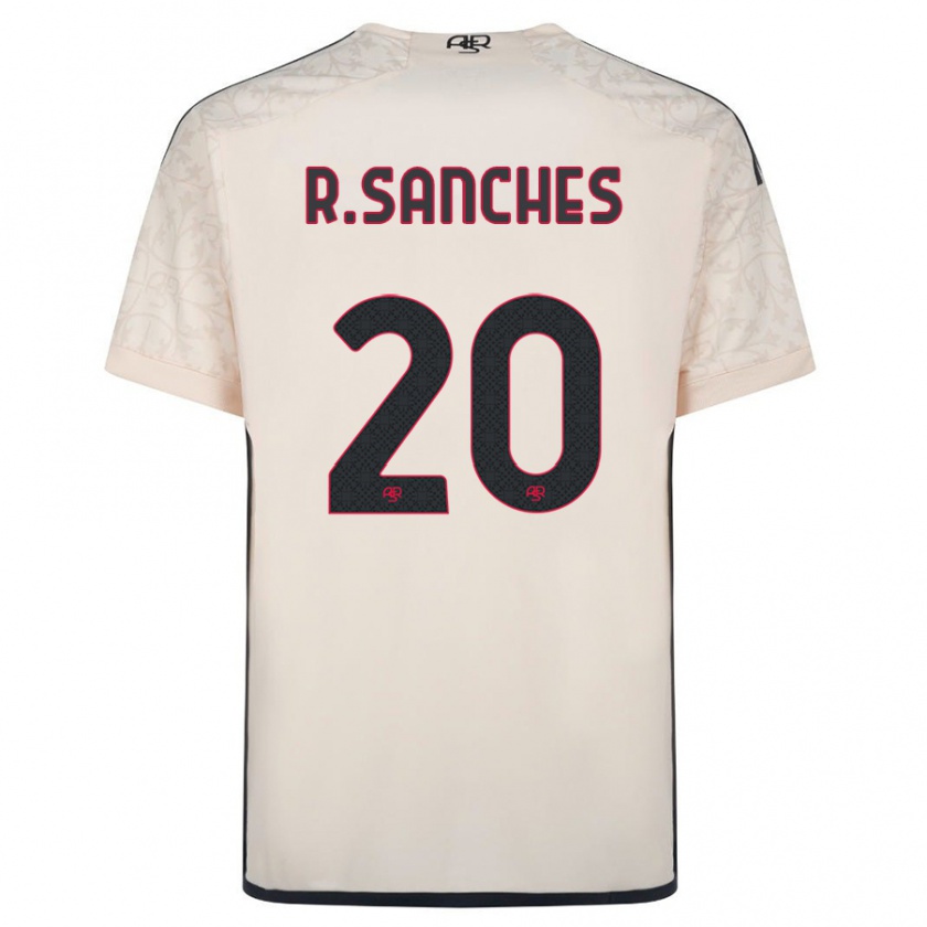 Kandiny Niño Camiseta Renato Sanches #20 Blanquecino 2ª Equipación 2023/24 La Camisa Chile