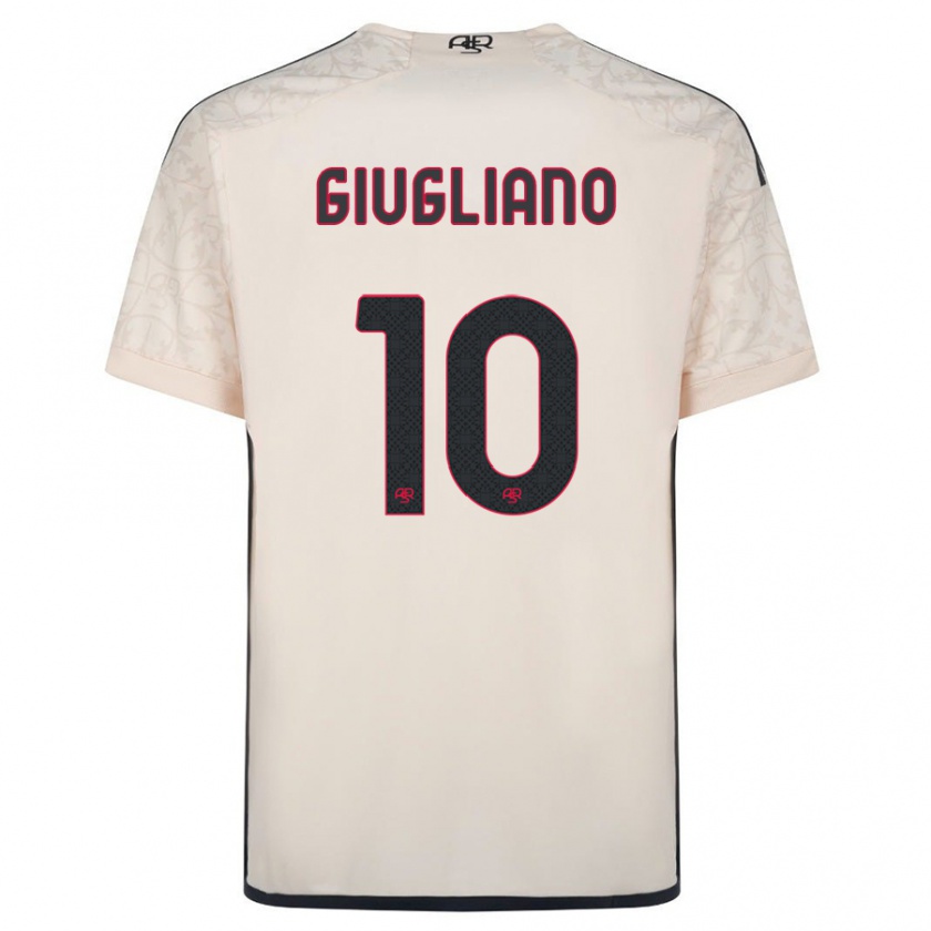 Kandiny Niño Camiseta Manuela Giugliano #10 Blanquecino 2ª Equipación 2023/24 La Camisa Chile