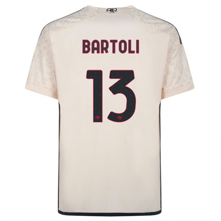 Kandiny Niño Camiseta Elisa Bartoli #13 Blanquecino 2ª Equipación 2023/24 La Camisa Chile