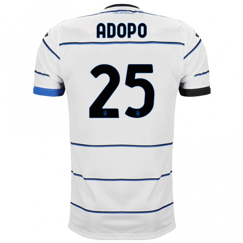 Kandiny Niño Camiseta Michel Adopo #25 Blanco 2ª Equipación 2023/24 La Camisa Chile