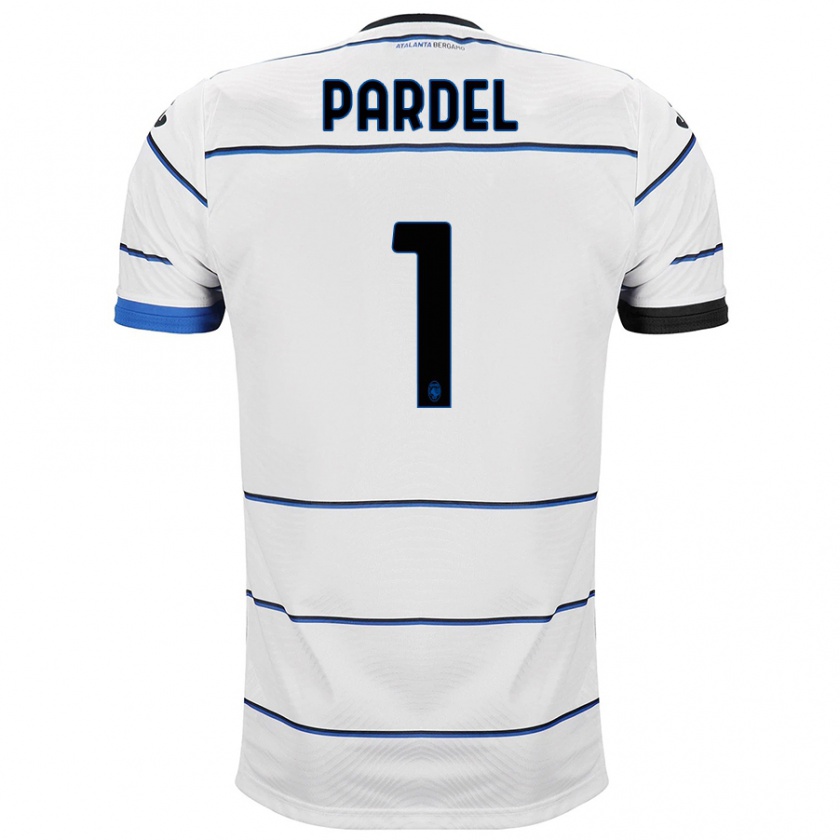 Kandiny Niño Camiseta Piotr Pardel #1 Blanco 2ª Equipación 2023/24 La Camisa Chile