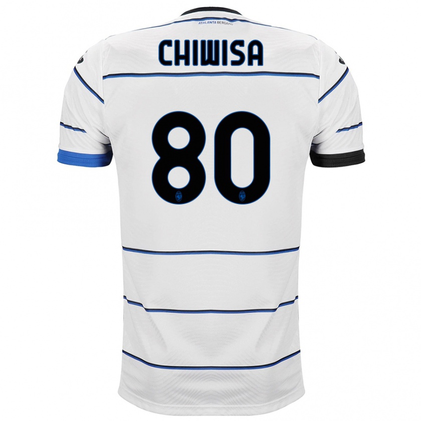 Kandiny Niño Camiseta Mannah Chiwisa #80 Blanco 2ª Equipación 2023/24 La Camisa Chile