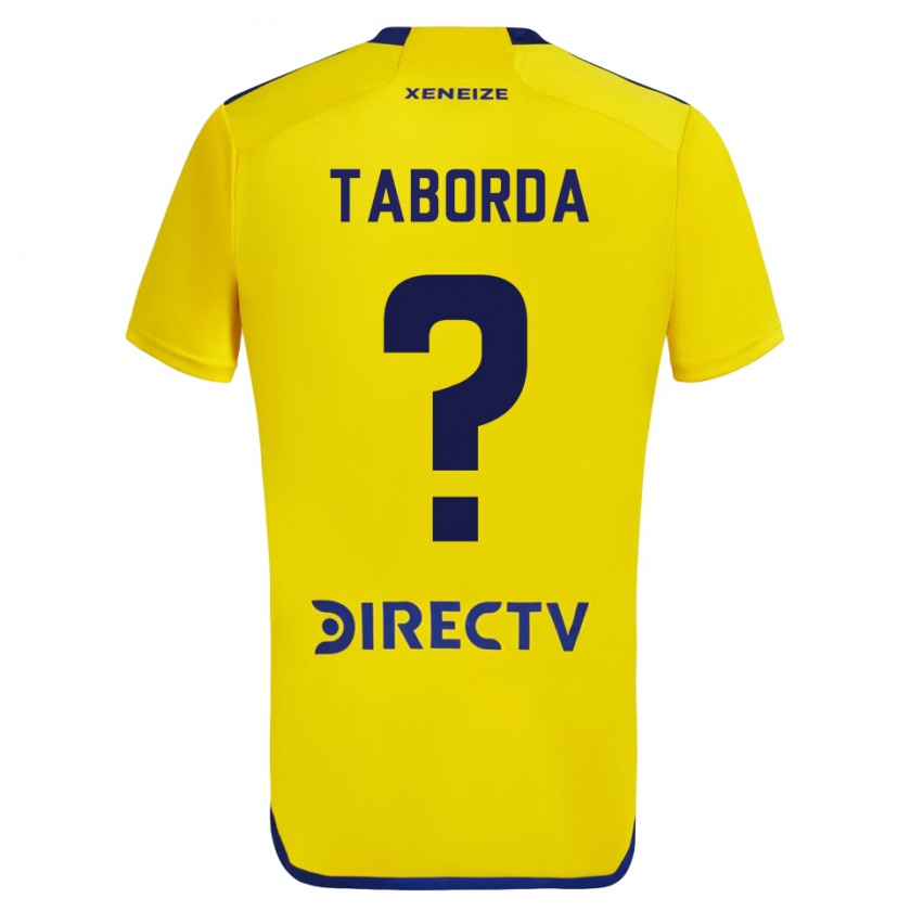 Kandiny Niño Camiseta Jason Taborda #0 Amarillo 2ª Equipación 2023/24 La Camisa Chile