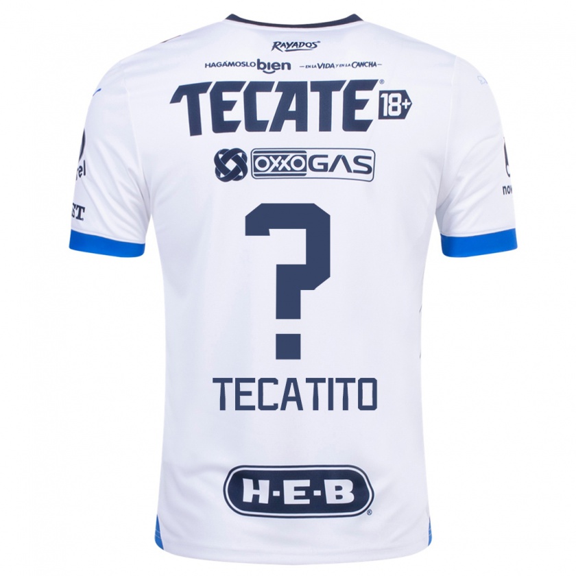 Kandiny Niño Camiseta Tecatito #0 Blanco 2ª Equipación 2023/24 La Camisa Chile