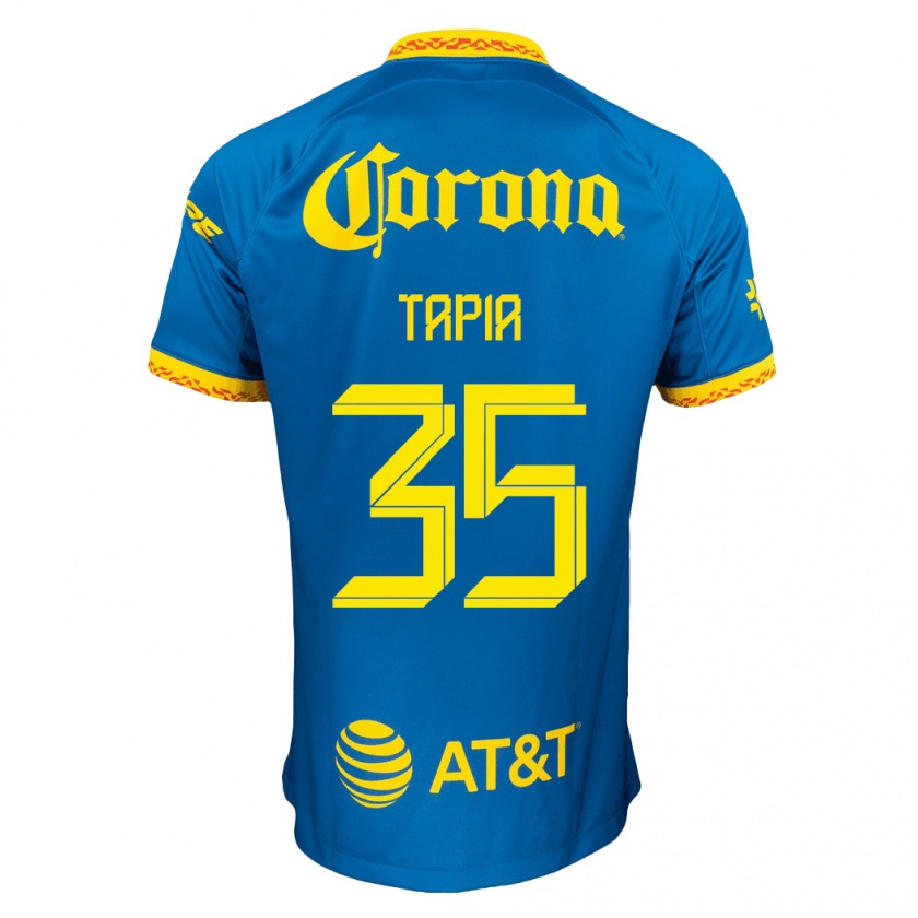 Kandiny Niño Camiseta Fernando Tapia #35 Azul 2ª Equipación 2023/24 La Camisa Chile