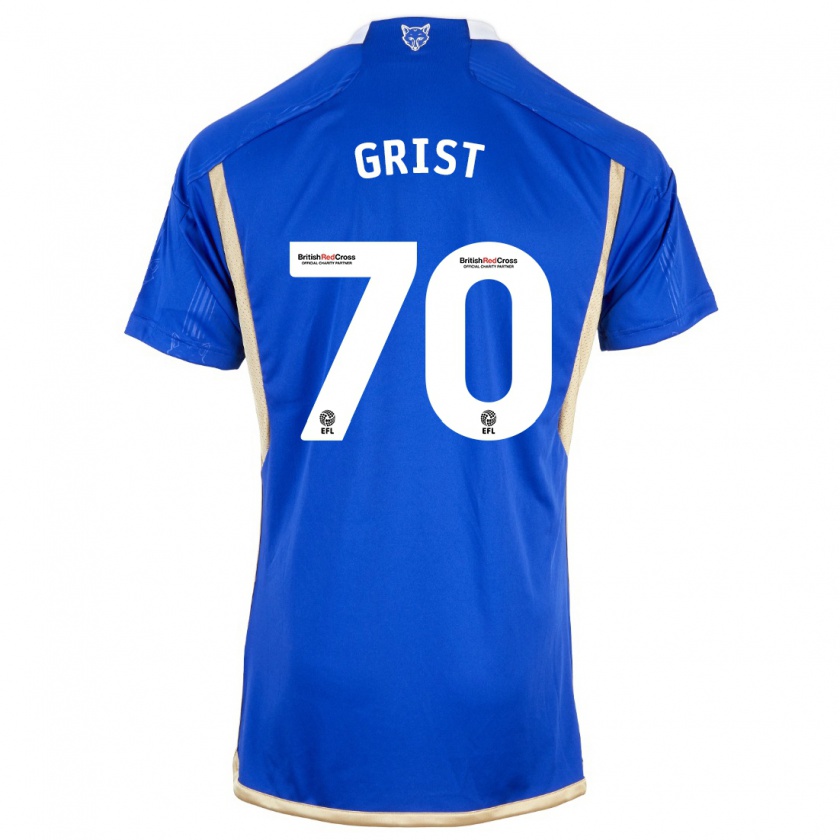 Kandiny Hombre Camiseta Ben Grist #70 Azul Real 1ª Equipación 2023/24 La Camisa Chile