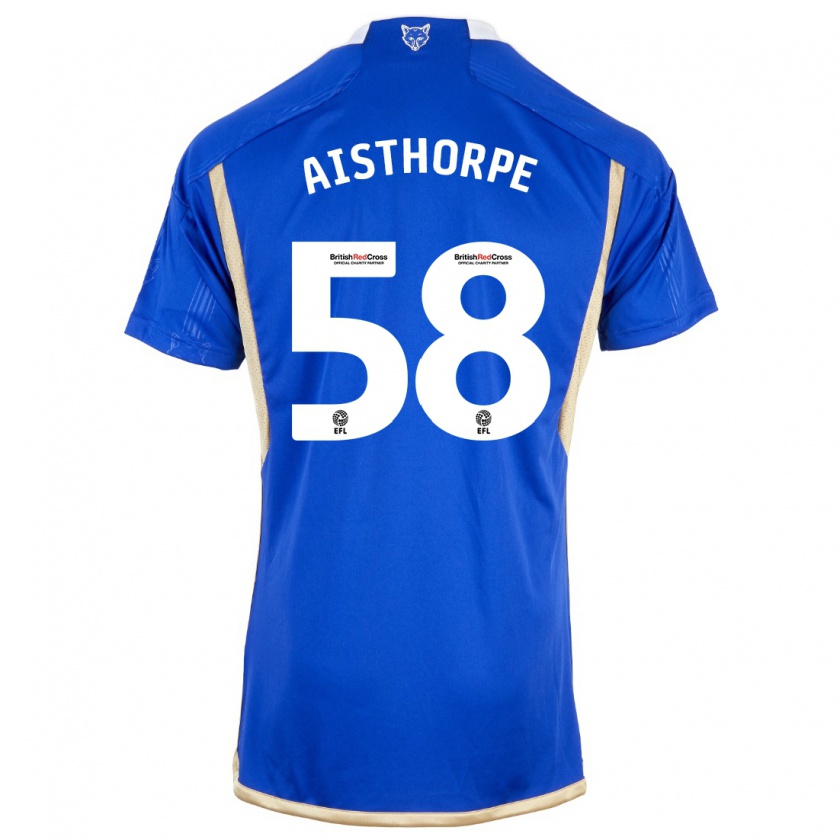 Kandiny Hombre Camiseta Bailey Aisthorpe #58 Azul Real 1ª Equipación 2023/24 La Camisa Chile