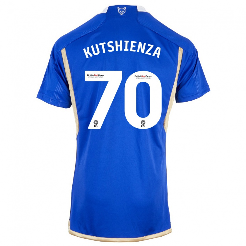 Kandiny Hombre Camiseta Jesper Kutshienza #70 Azul Real 1ª Equipación 2023/24 La Camisa Chile