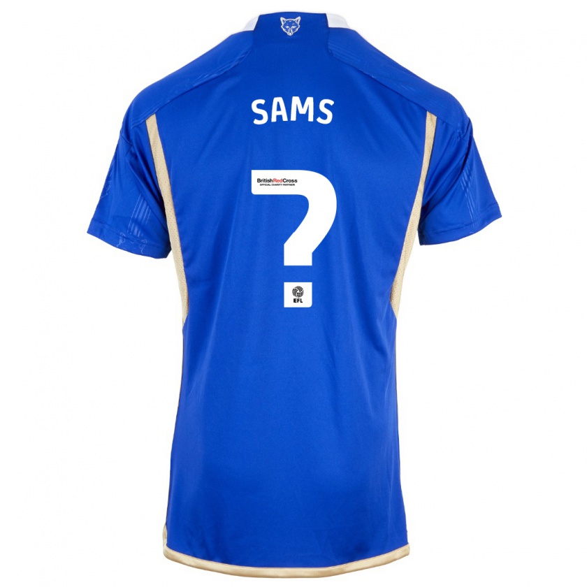 Kandiny Hombre Camiseta Tom Sams #0 Azul Real 1ª Equipación 2023/24 La Camisa Chile