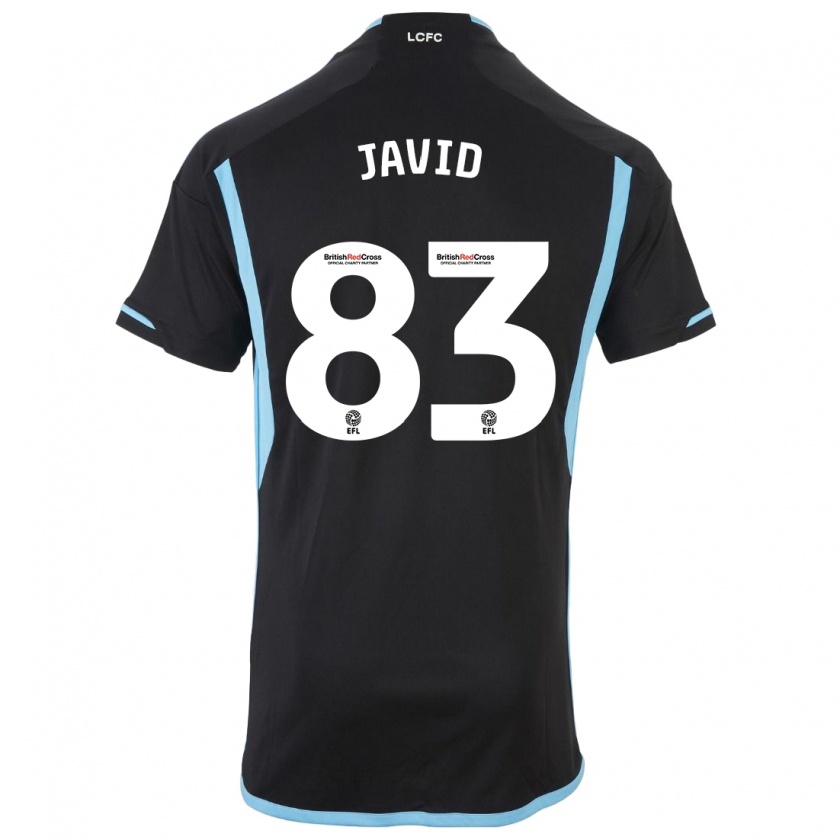 Kandiny Hombre Camiseta Abdullah Javid #83 Negro 2ª Equipación 2023/24 La Camisa Chile