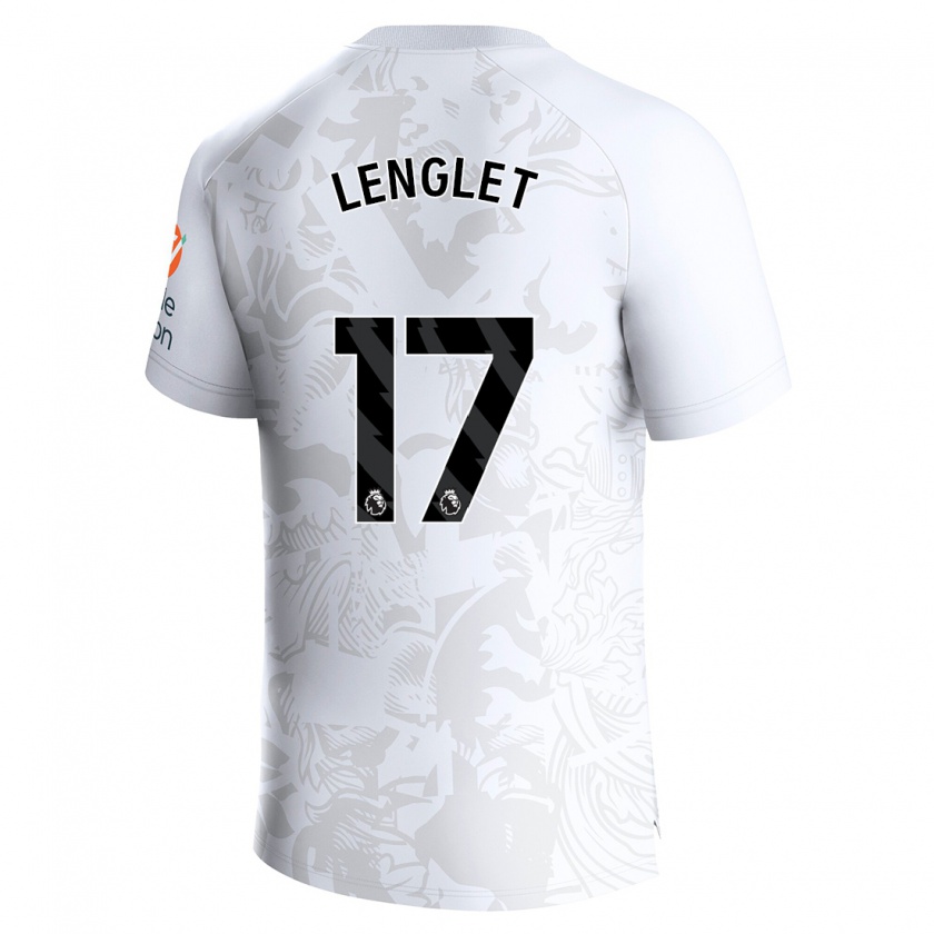 Kandiny Hombre Camiseta Clément Lenglet #17 Blanco 2ª Equipación 2023/24 La Camisa Chile