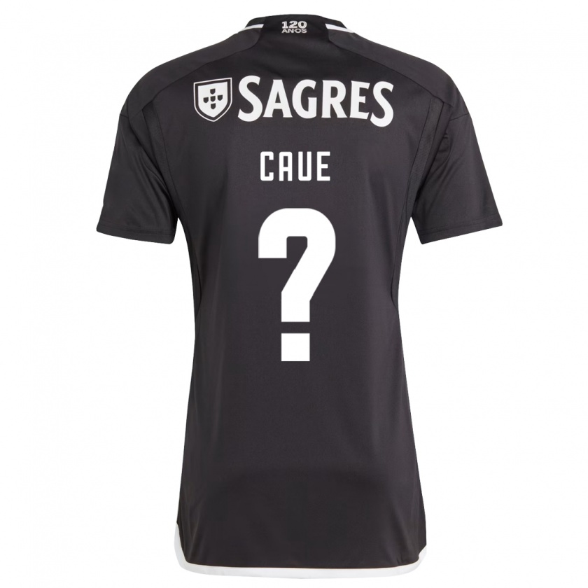 Kandiny Hombre Camiseta Cauê #0 Negro 2ª Equipación 2023/24 La Camisa Chile