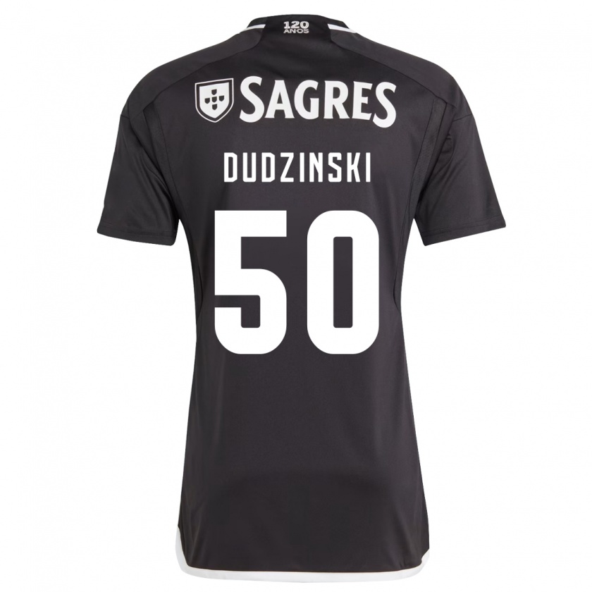 Kandiny Hombre Camiseta Marcel Dudzinski #50 Negro 2ª Equipación 2023/24 La Camisa Chile