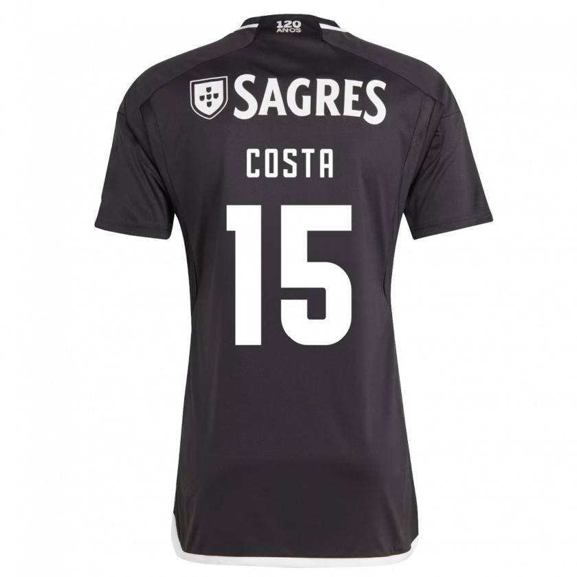 Kandiny Hombre Camiseta Carole Costa #15 Negro 2ª Equipación 2023/24 La Camisa Chile