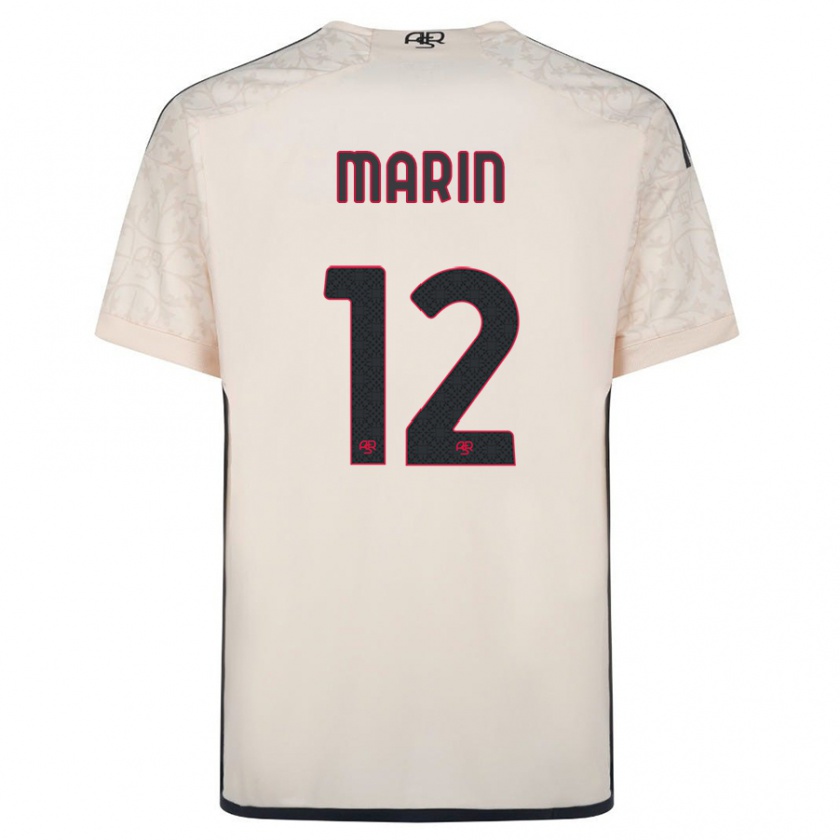 Kandiny Hombre Camiseta Renato Marin #12 Blanquecino 2ª Equipación 2023/24 La Camisa Chile