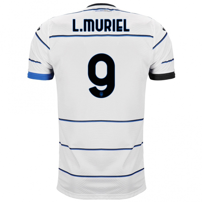 Kandiny Hombre Camiseta Luis Muriel #9 Blanco 2ª Equipación 2023/24 La Camisa Chile