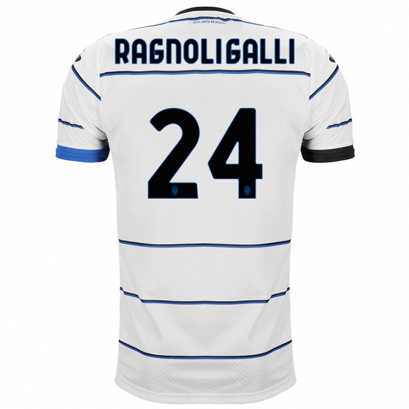 Kandiny Hombre Camiseta Federico Ragnoli Galli #24 Blanco 2ª Equipación 2023/24 La Camisa Chile