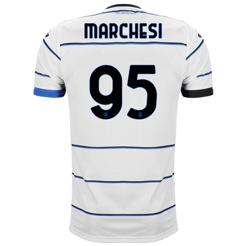 Kandiny Hombre Camiseta Silvia Marchesi #95 Blanco 2ª Equipación 2023/24 La Camisa Chile