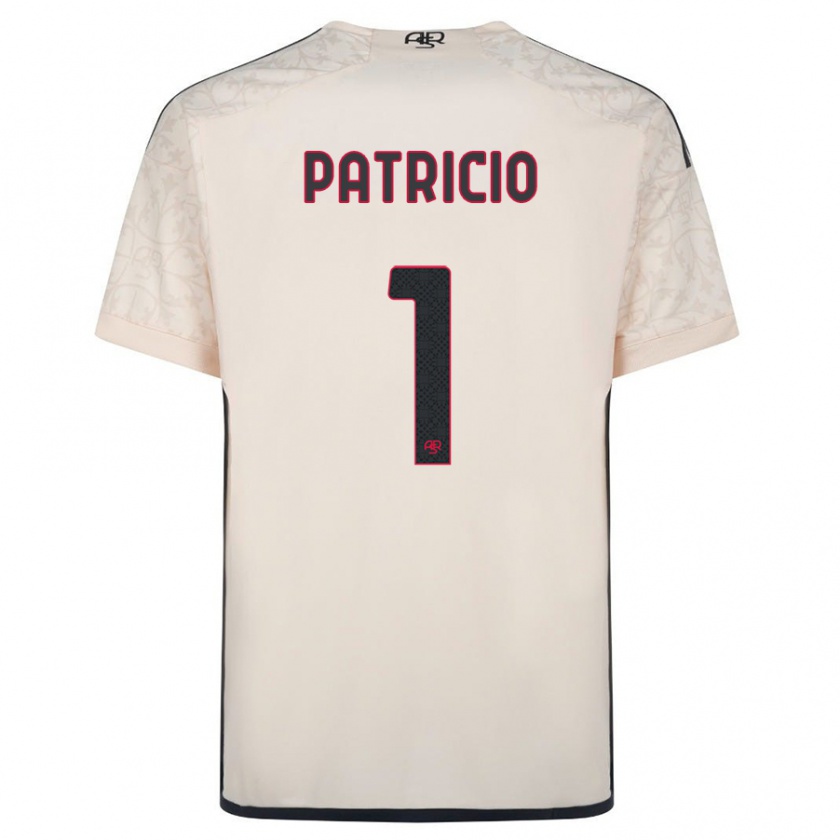 Kandiny Mujer Camiseta Rui Patrício #1 Blanquecino 2ª Equipación 2023/24 La Camisa Chile