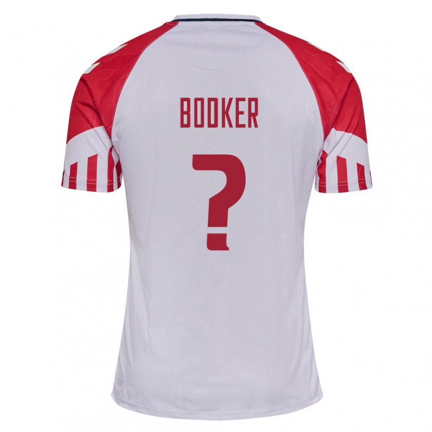 Kandiny Hombre Camiseta Dinamarca Oliver Bödker #0 Blanco 2ª Equipación 24-26 La Camisa Chile