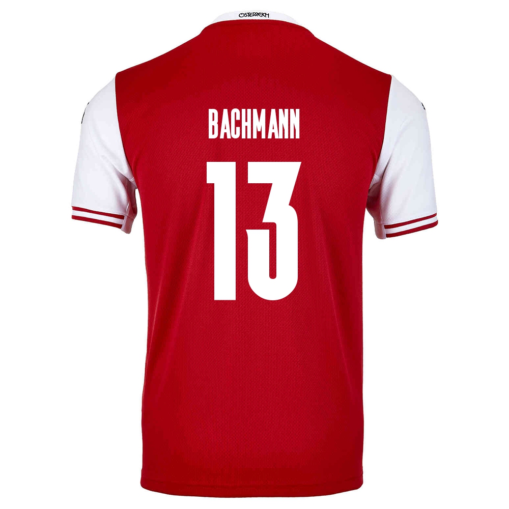 Mujer Selección De Fútbol De Austria Camiseta Daniel Bachmann #13 1ª Equipación Rojo 2021 Chile