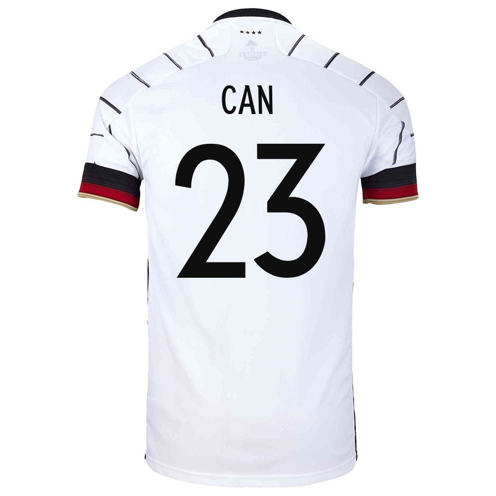 Niño Selección De Fútbol De Alemania Camiseta Emre Can #23 1ª Equipación Blanco 2021 Chile