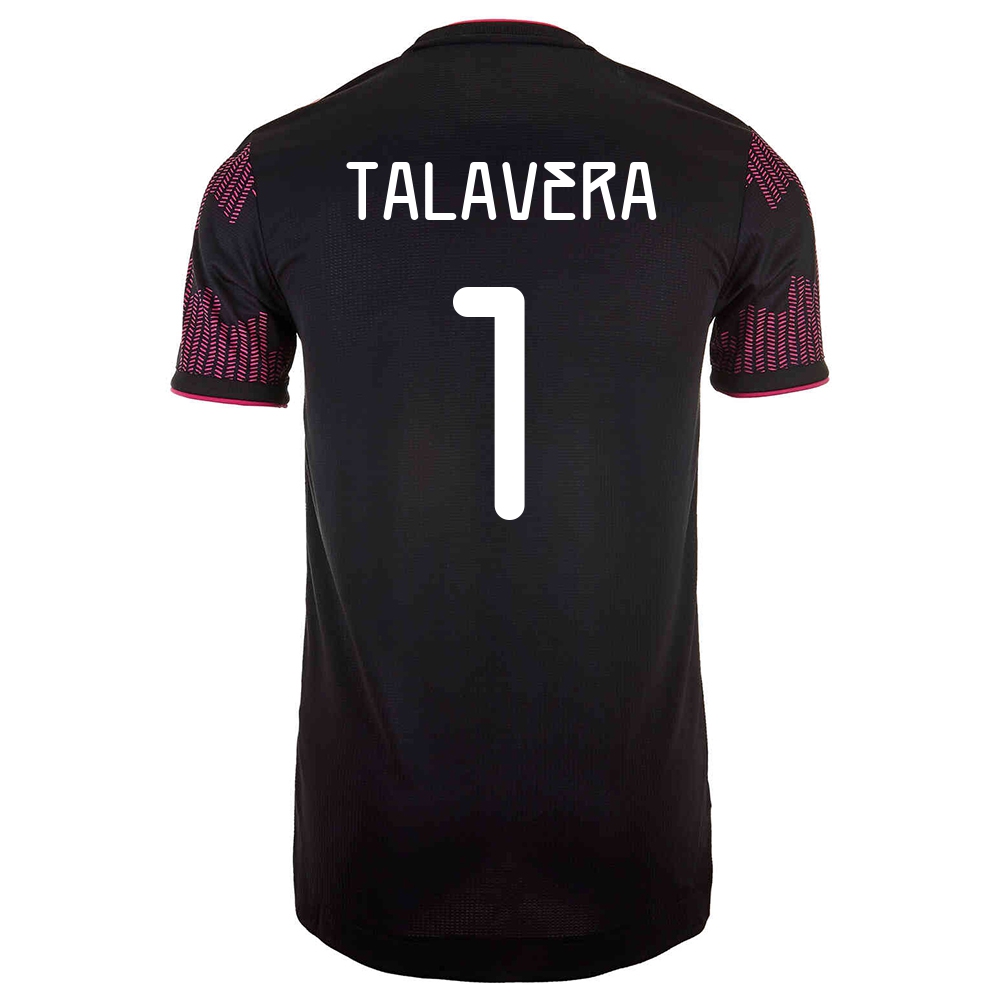 Niño Selección De Fútbol De México Camiseta Alfredo Talavera #1 1ª Equipación Rosa Roja 2021 Chile