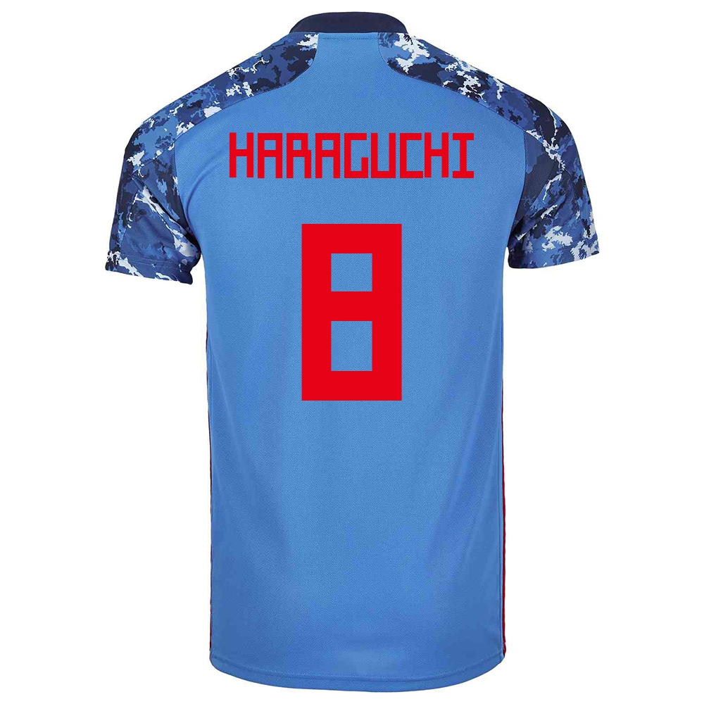 Mujer Selección De Fútbol De Japón Camiseta Genki Haraguchi #8 1ª Equipación Azul Oscuro 2021 Chile