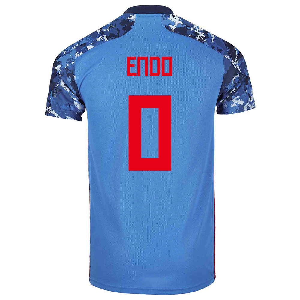 Mujer Selección De Fútbol De Japón Camiseta Keita Endo #0 1ª Equipación Azul Oscuro 2021 Chile