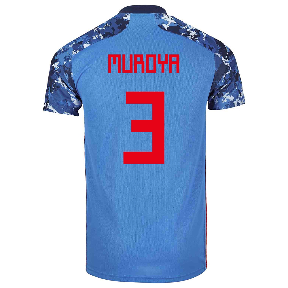 Niño Selección De Fútbol De Japón Camiseta Sei Muroya #3 1ª Equipación Azul Oscuro 2021 Chile