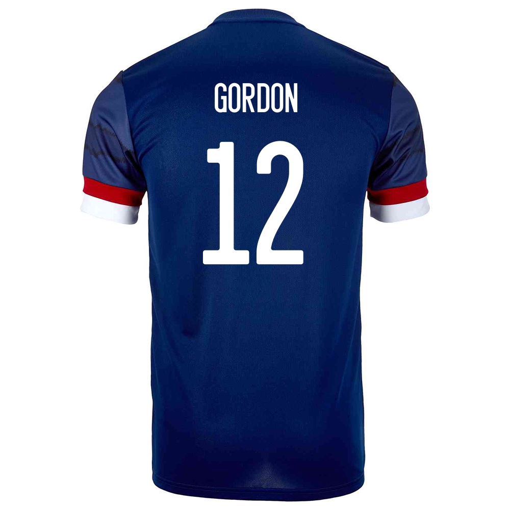 Hombre Selección De Fútbol De Escocia Camiseta Craig Gordon #12 1ª Equipación Azul Oscuro 2021 Chile