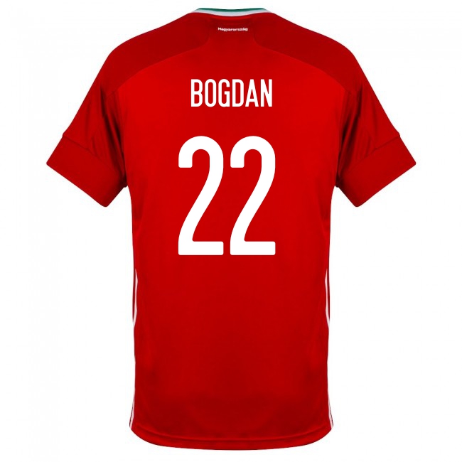 Niño Selección De Fútbol De Hungría Camiseta Adam Bogdan #22 1ª Equipación Rojo 2021 Chile
