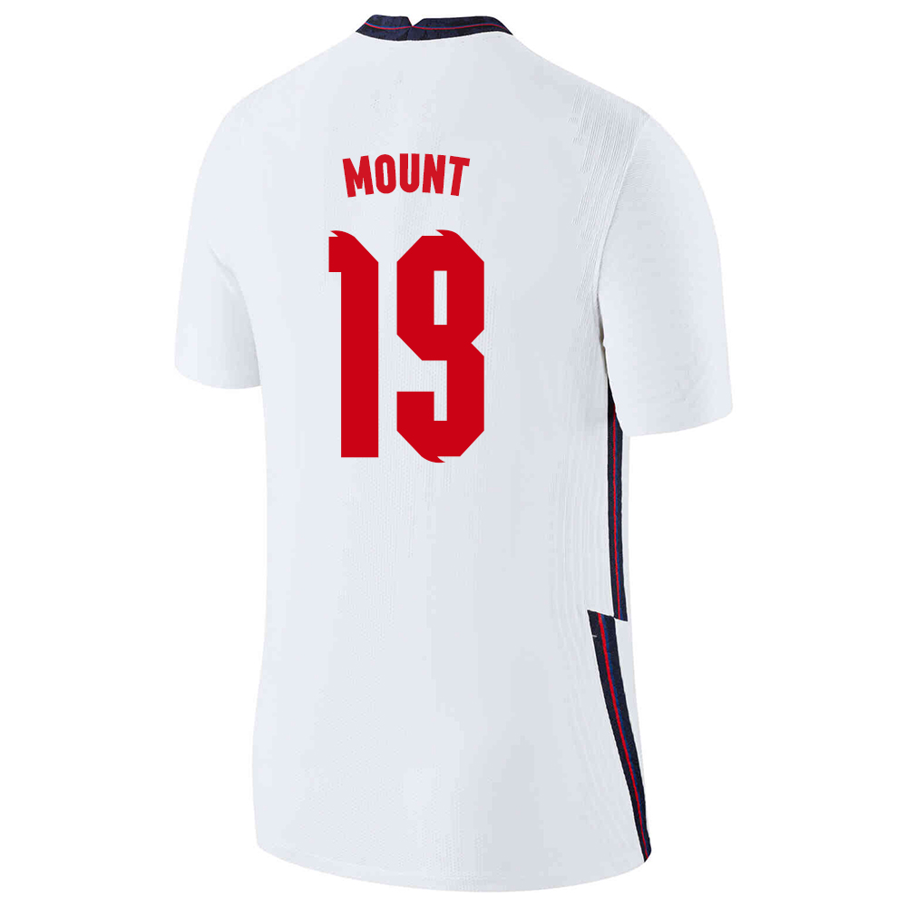 Mujer Selección de fútbol de Inglaterra Camiseta Mason Mount #19 1ª Equipación Blanco 2021 Chile