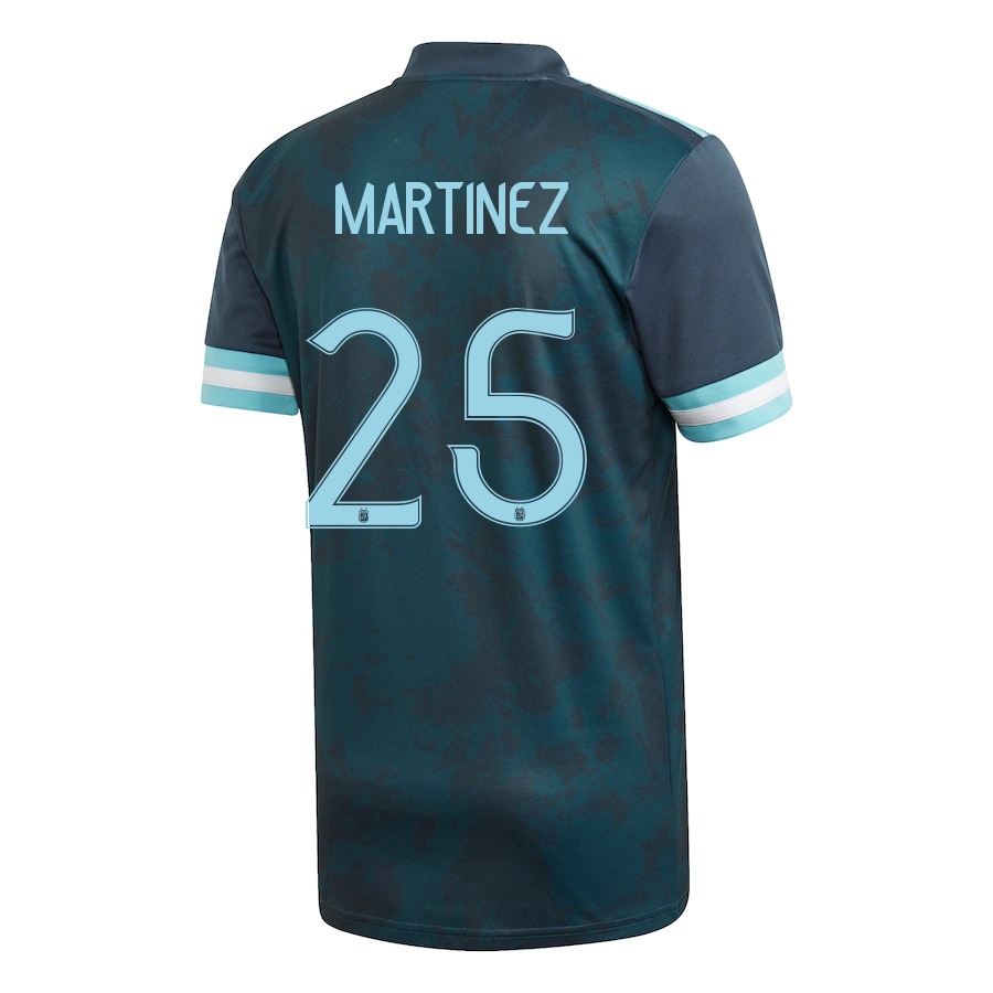 Mujer Selección de fútbol de Argentina Camiseta Lisandro Martinez #25 2ª Equipación Azul oscuro 2021 Chile