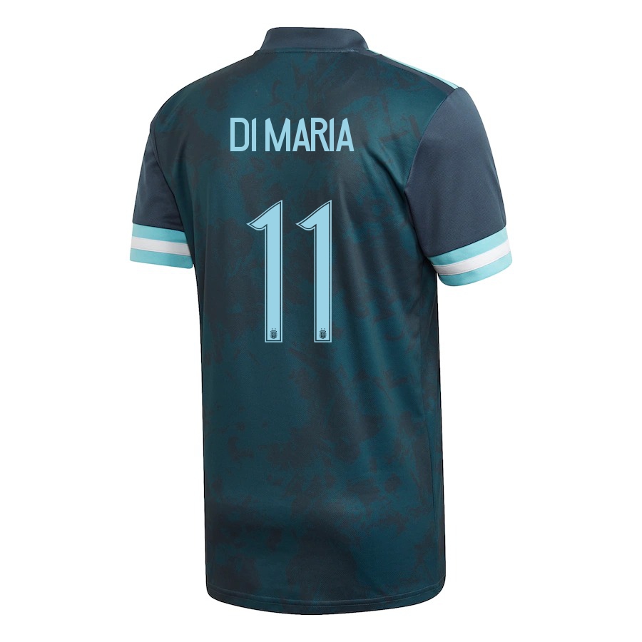 Mujer Selección de fútbol de Argentina Camiseta Angel Di Maria #11 2ª Equipación Azul oscuro 2021 Chile