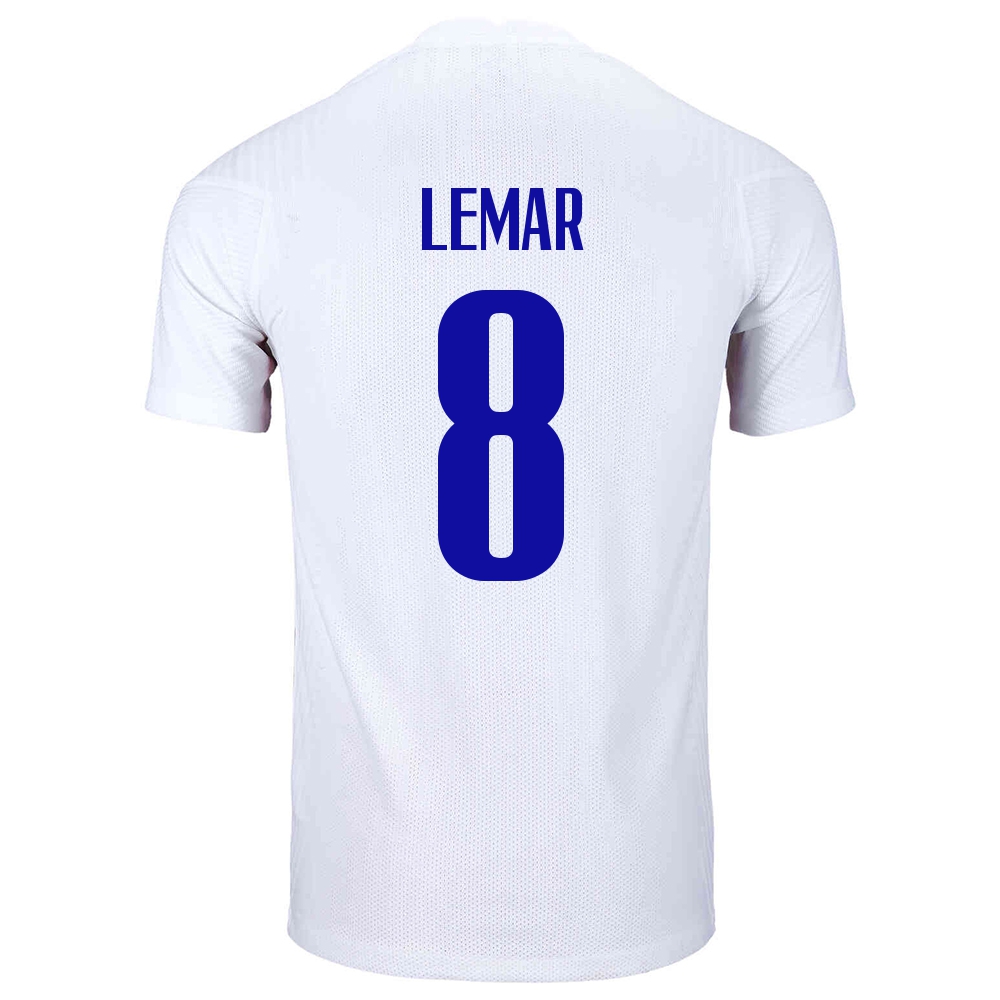 Niño Selección De Fútbol De Francia Camiseta Thomas Lemar #8 2ª Equipación Blanco 2021 Chile