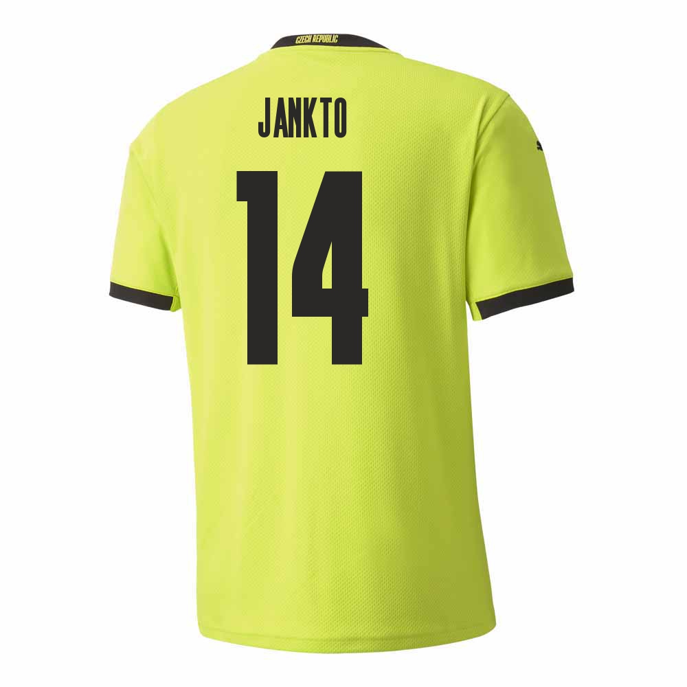 Mujer Selección de fútbol de la República Checa Camiseta Jakub Jankto #14 2ª Equipación Verde claro 2021 Chile