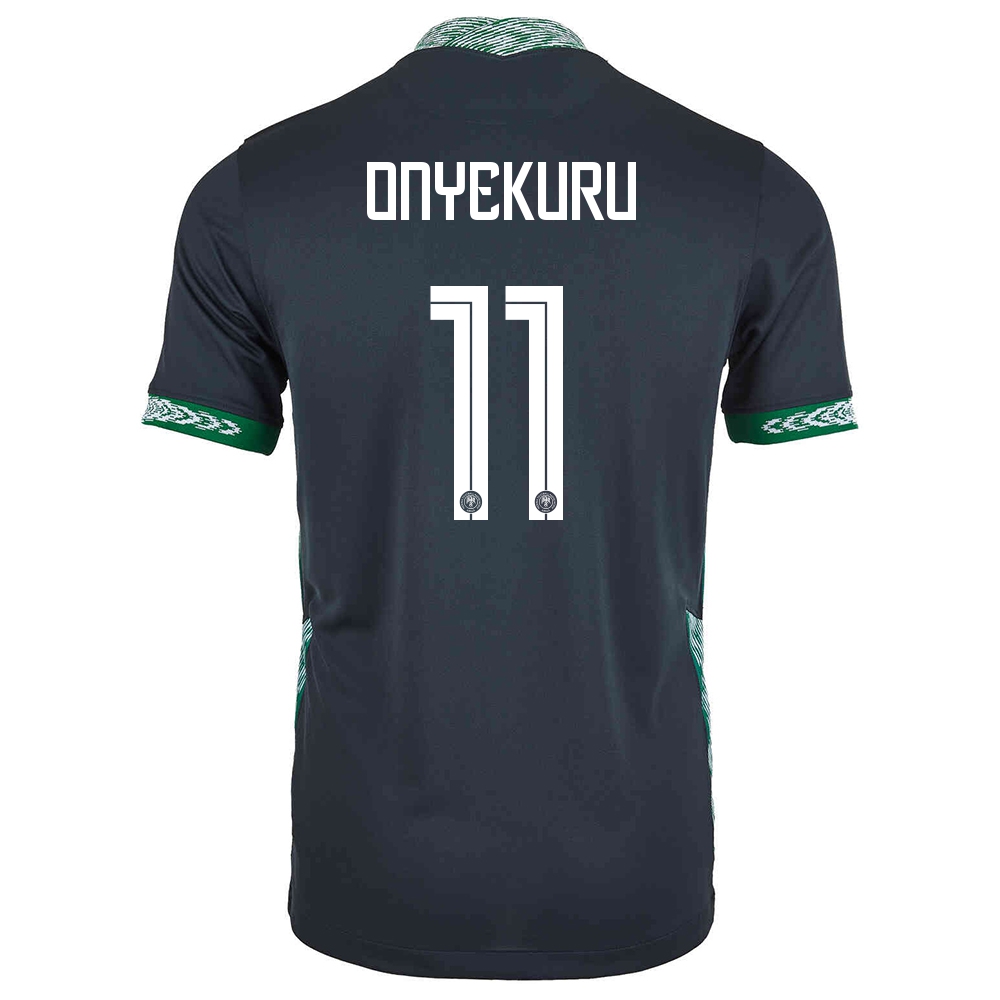 Mujer Selección de fútbol de Nigeria Camiseta Henry Onyekuru #11 2ª Equipación Negro 2021 Chile