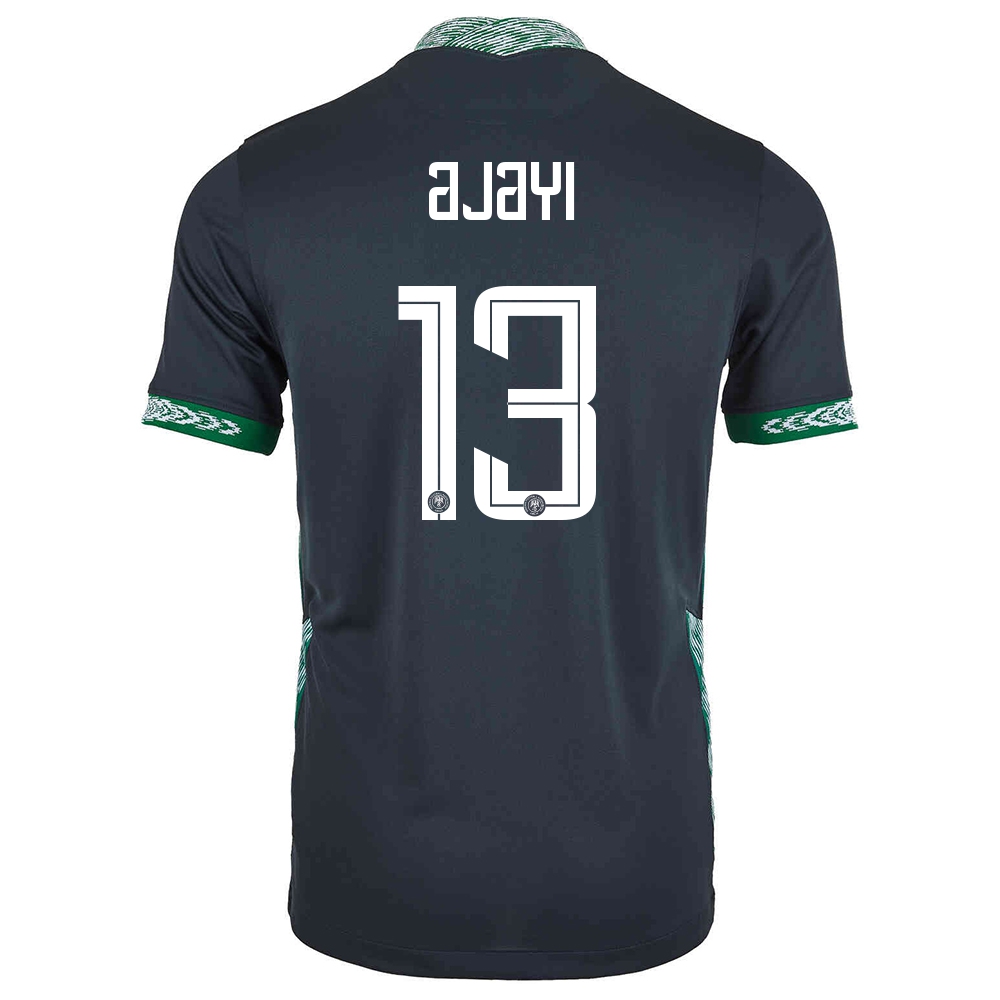 Mujer Selección de fútbol de Nigeria Camiseta Semi Ajayi #13 2ª Equipación Negro 2021 Chile