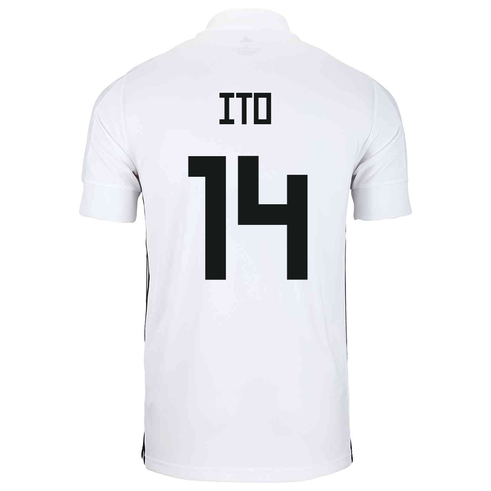 Mujer Selección De Fútbol De Japón Camiseta Junya Ito #14 2ª Equipación Blanco 2021 Chile