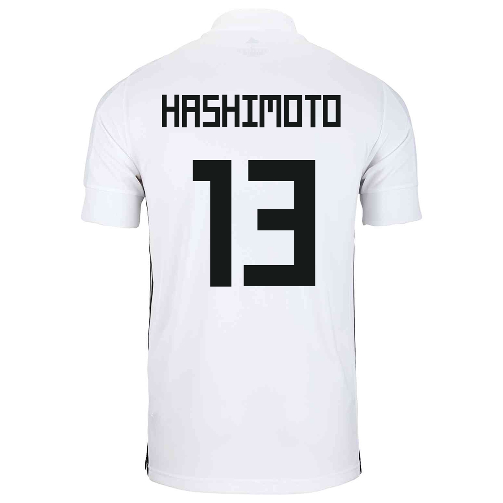 Mujer Selección De Fútbol De Japón Camiseta Kento Hashimoto #13 2ª Equipación Blanco 2021 Chile