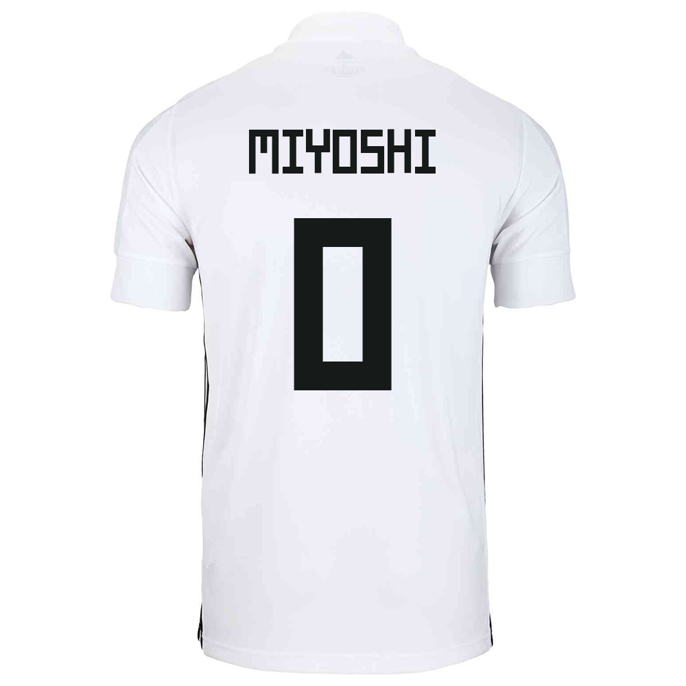 Niño Selección De Fútbol De Japón Camiseta Koji Miyoshi #0 2ª Equipación Blanco 2021 Chile