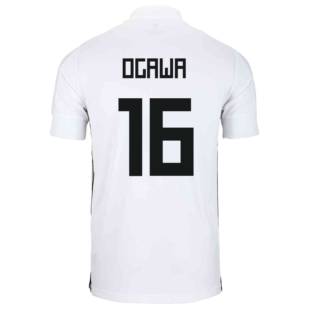 Mujer Selección de fútbol de Japón Camiseta Ryoya Ogawa #16 2ª Equipación Blanco 2021 Chile